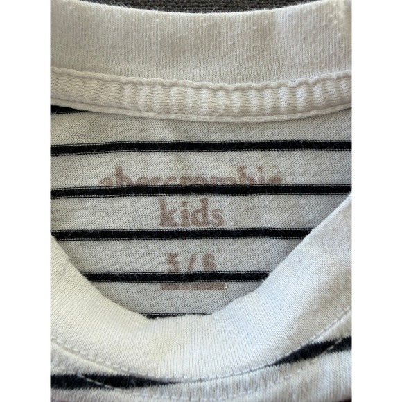 Abercrombie Kids Moose Long Sleeve Tee Girls 5 Burgundy Winter Holiday Cute - Picture 4 of 8